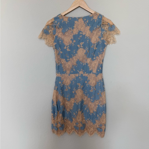 NWT Storia Aries Lace Mesh Mini Dress - Picture 8 of 14